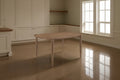 Dora Dining Table, 63 Inch Oval Top, Tapered Legs, Walnut Brown Solid Wood
