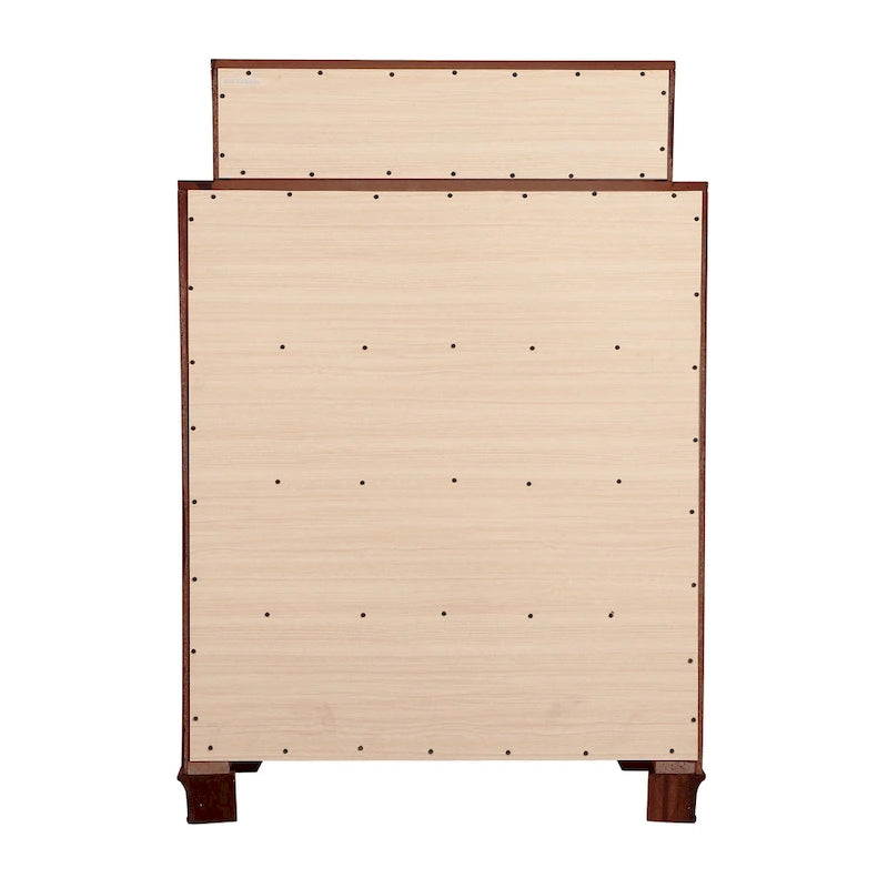 6-Drawer Chest Dresser with English Dovetail Construction, Fully Assembled