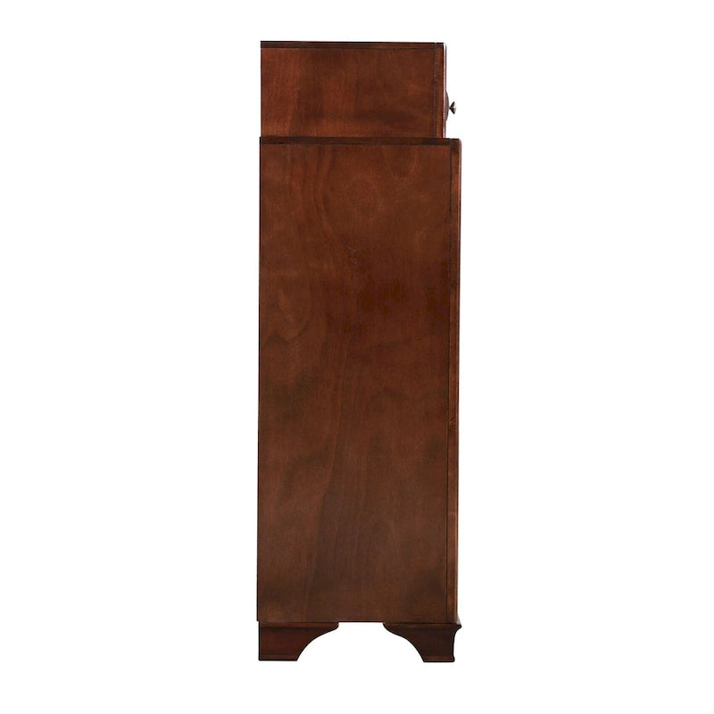 6-Drawer Chest Dresser with English Dovetail Construction, Fully Assembled