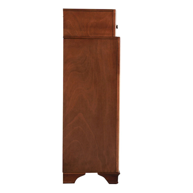 6-Drawer Chest Dresser with English Dovetail Construction, Fully Assembled