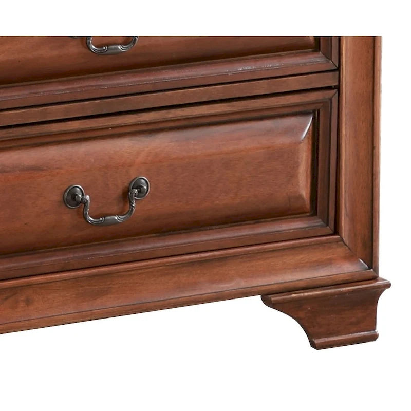 6-Drawer Chest Dresser with English Dovetail Construction, Fully Assembled