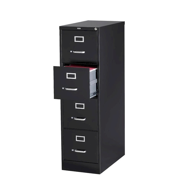 25-Inch Deep 4-Drawer Letter-Size Commercial Vertical File Cabinet, Fully Assembled