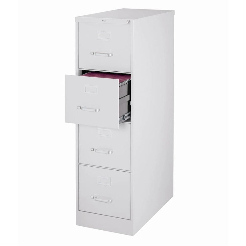 25-Inch Deep 4-Drawer Letter-Size Commercial Vertical File Cabinet, Fully Assembled