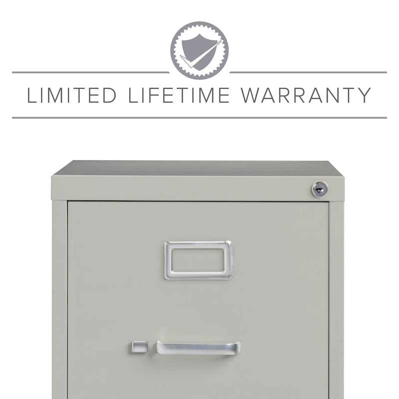 25-Inch Deep 4-Drawer Letter-Size Commercial Vertical File Cabinet, Fully Assembled