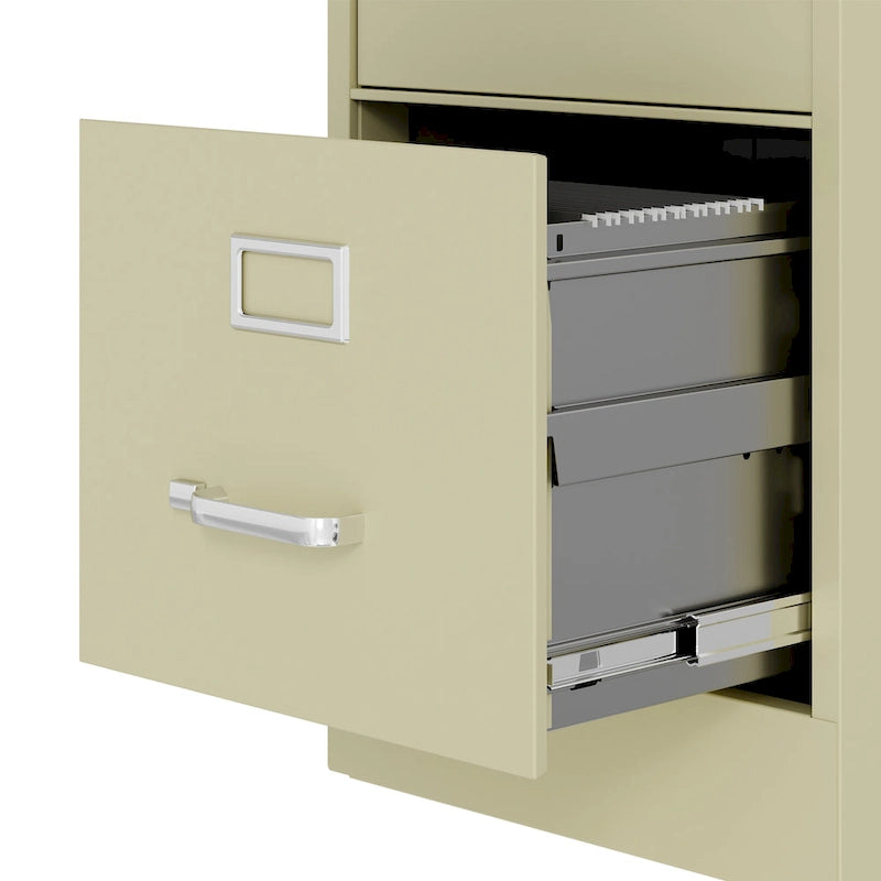 25-Inch Deep 4-Drawer Letter-Size Commercial Vertical File Cabinet, Fully Assembled