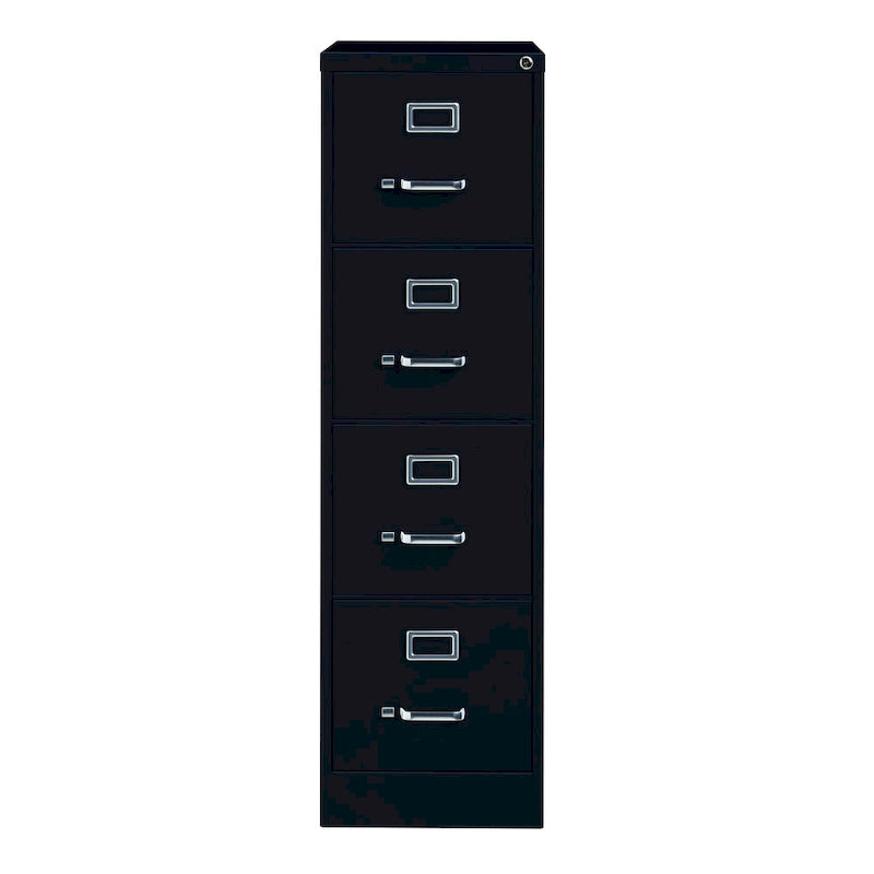 25-Inch Deep 4-Drawer Letter-Size Commercial Vertical File Cabinet, Fully Assembled