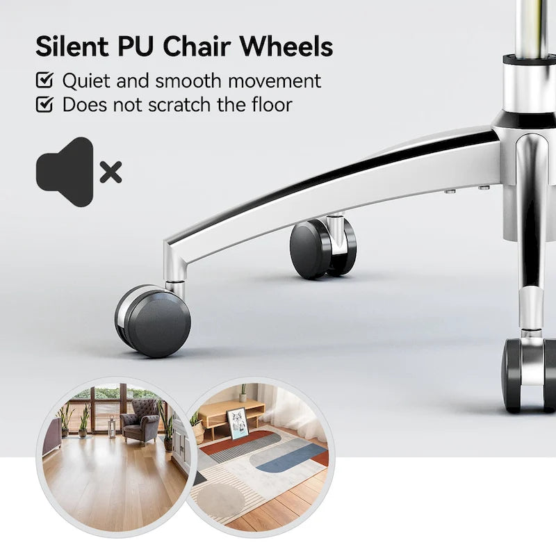 Ergonomic High-Back Mesh Office Chair with Adjustable Lumbar Support and Headrest