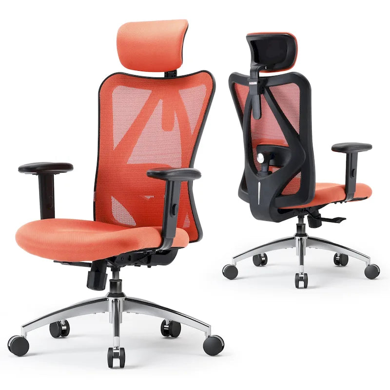 Ergonomic High-Back Mesh Office Chair with Adjustable Lumbar Support and Headrest