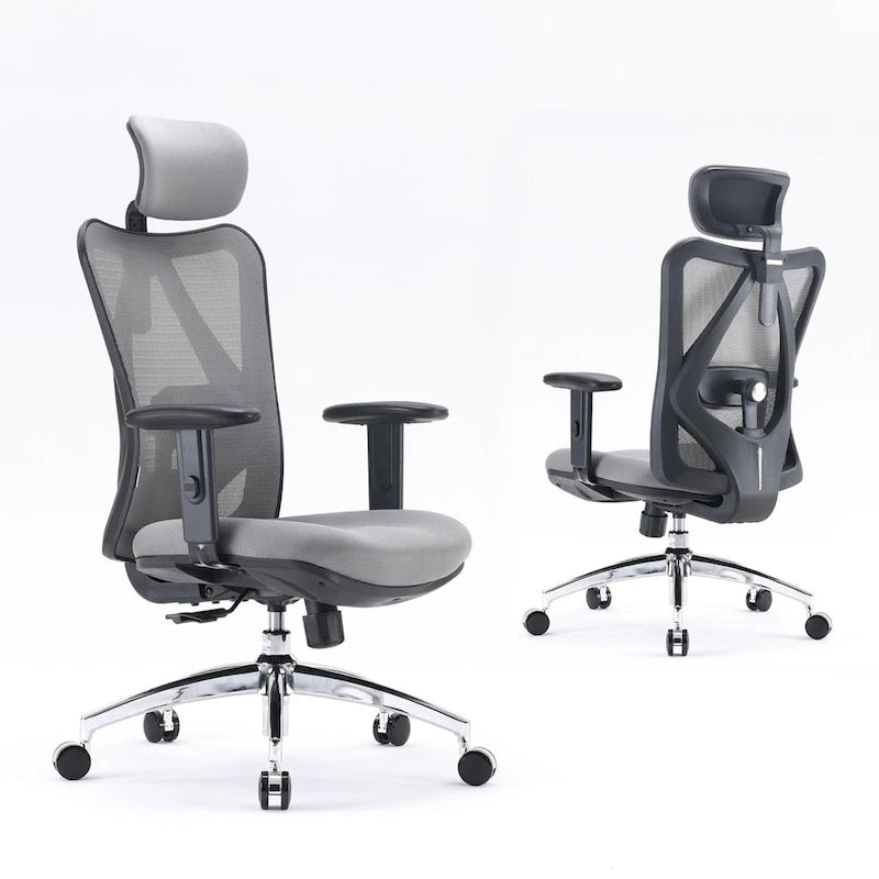 Ergonomic High-Back Mesh Office Chair with Adjustable Lumbar Support and Headrest