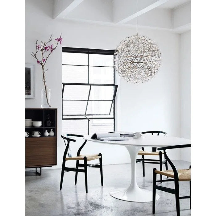 Modern Dining Chair with Woven Paper cord Seat, Solid Wooden Farmhouse Y Back Elbow Side Chair