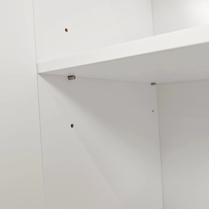 4-Door Intaglio Storage Cabinet with Pine Legs
