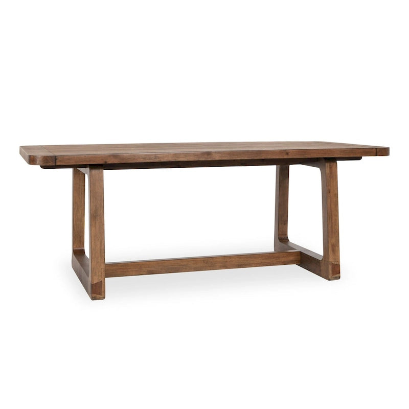 Extendable Solid Pine Wood Dining Table, Seats 6 to 10
