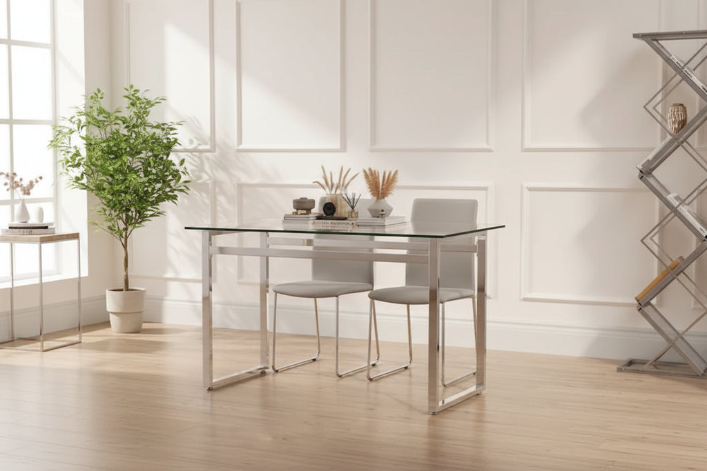 Rectangular Glass Dining Table