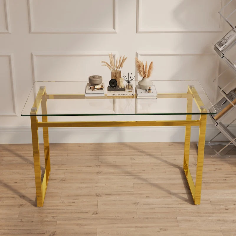 Rectangular Glass Dining Table
